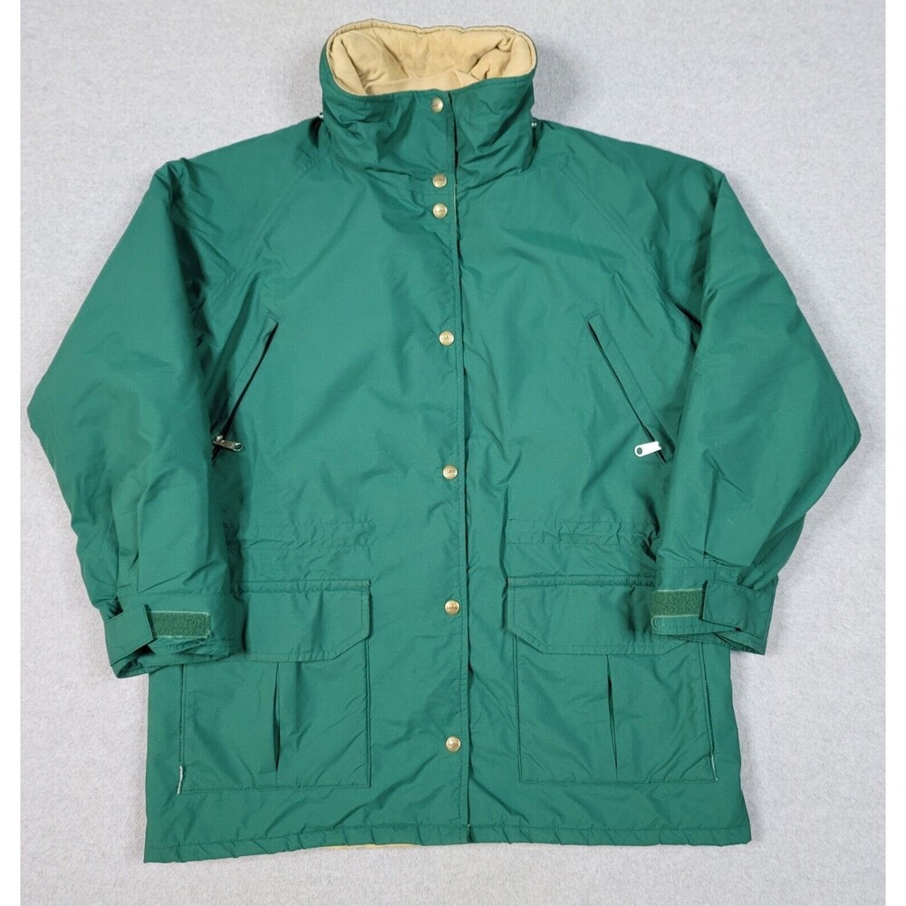 Vintage L.L. Bean Women's Maine Warden's Parka Jacket Sz L Goretex 80s Warm USA